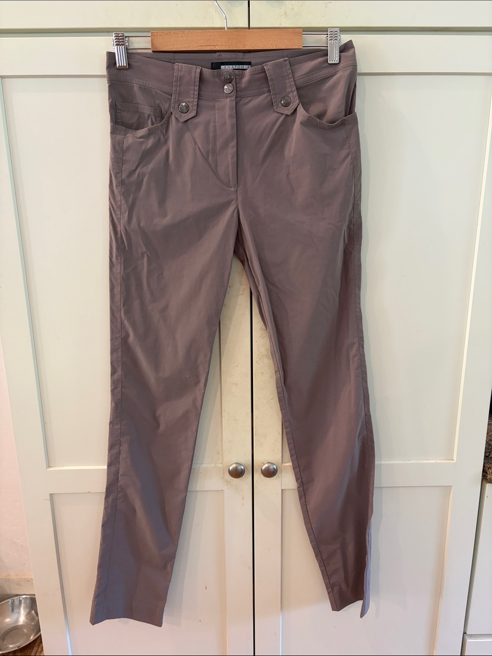 Anatomie Skyler Travel Pant in Khaki; Size M